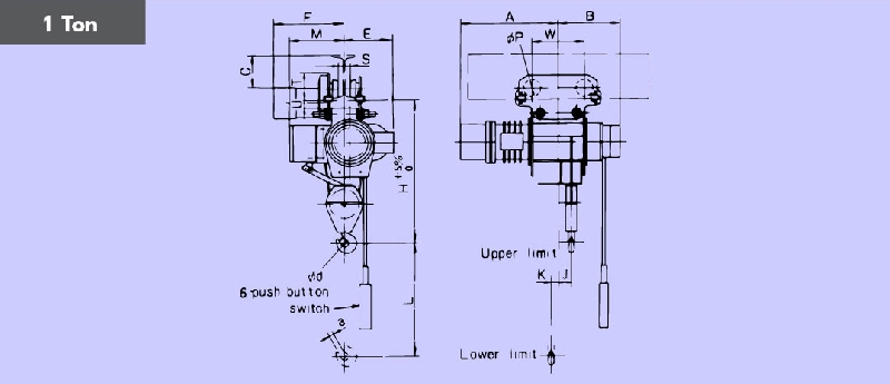 Jual Hitachi Hoist Murah, Jual Electric Chain Hoist, Jual Wire Rope Hoist